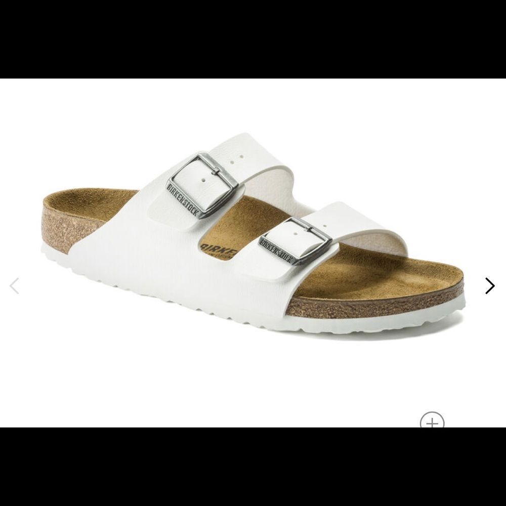 Womens Arizona Birkenstock White